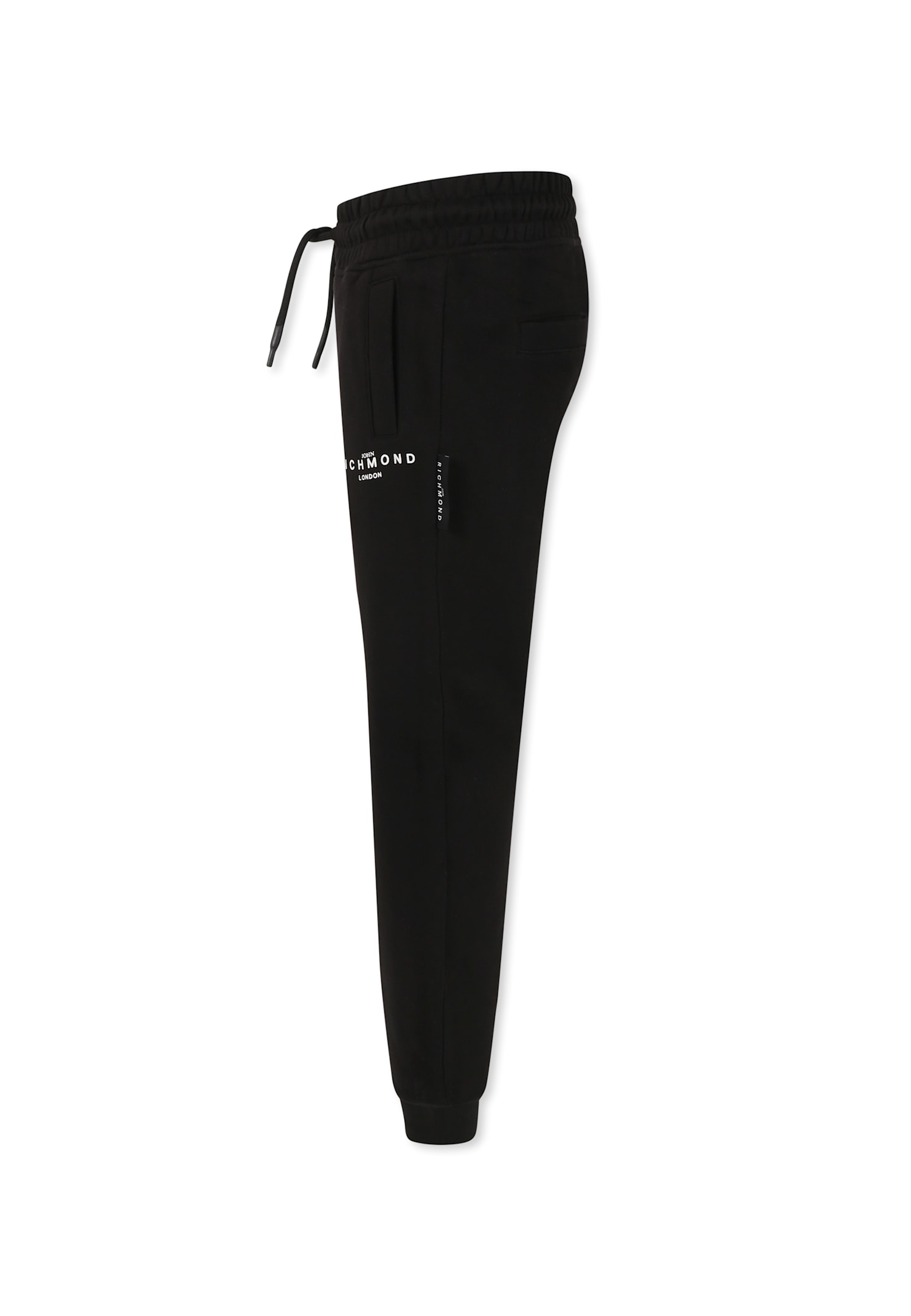 Richmond Black Trousers For Kids With Logo In Black