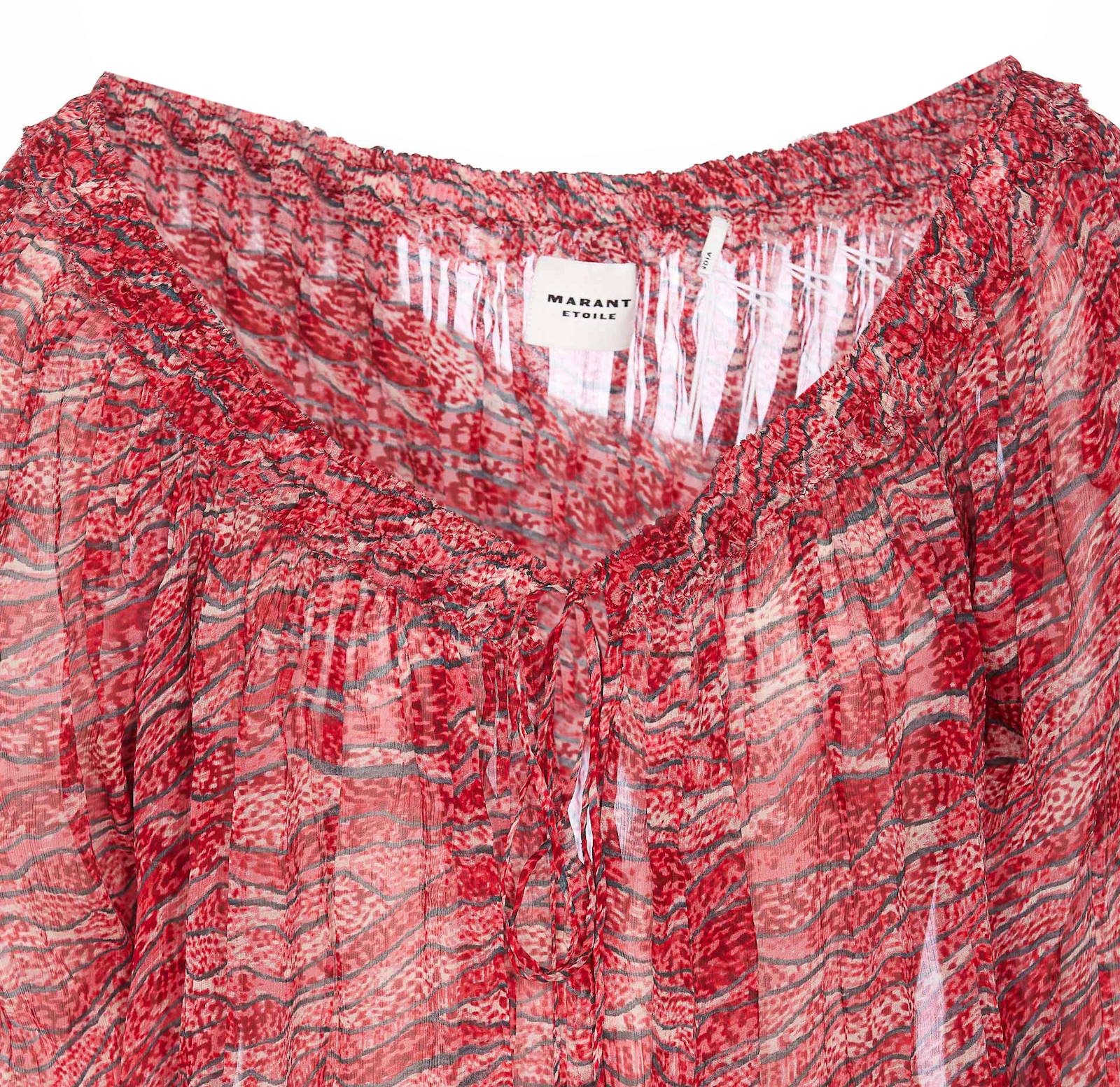 Shop Isabel Marant Étoile Vutti Top In Red