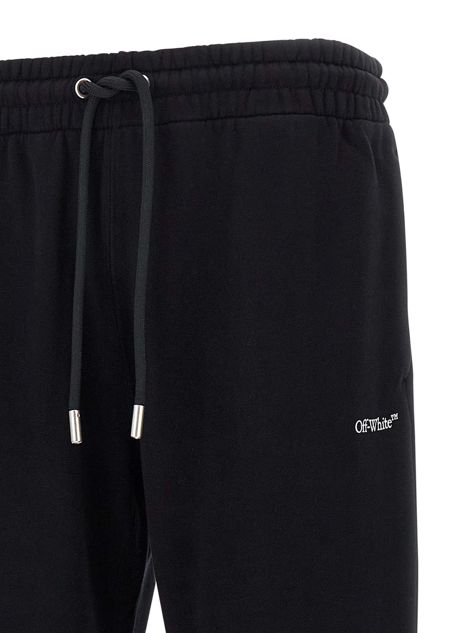 Off-white Scribble Diag Joggers In Black