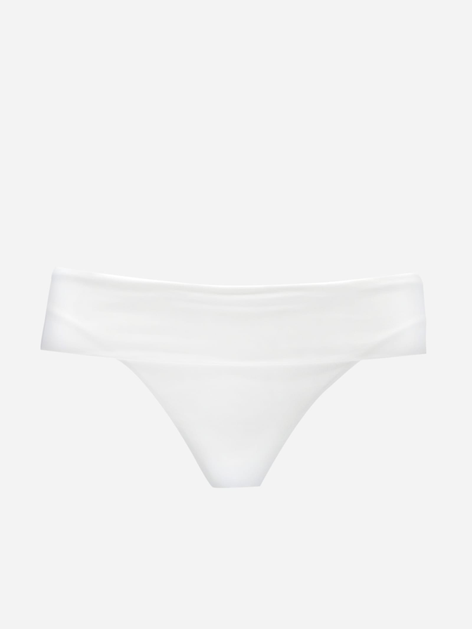 Fisico Cristina Ferrari Bikini Briefs With Logo Application In White