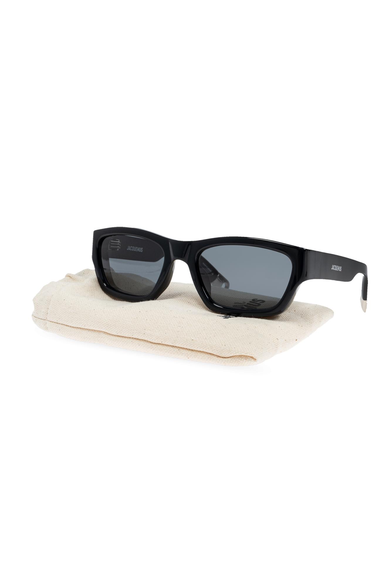 Shop Jacquemus Sunglasses Sunglasses In Black