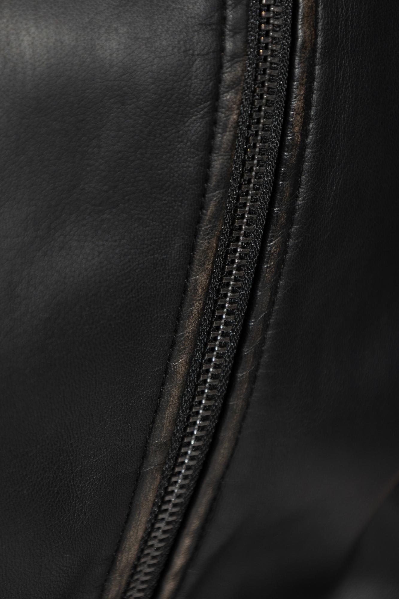 Diesel Fitted Midi Dress With Zipper Closure And Piping Details In Black