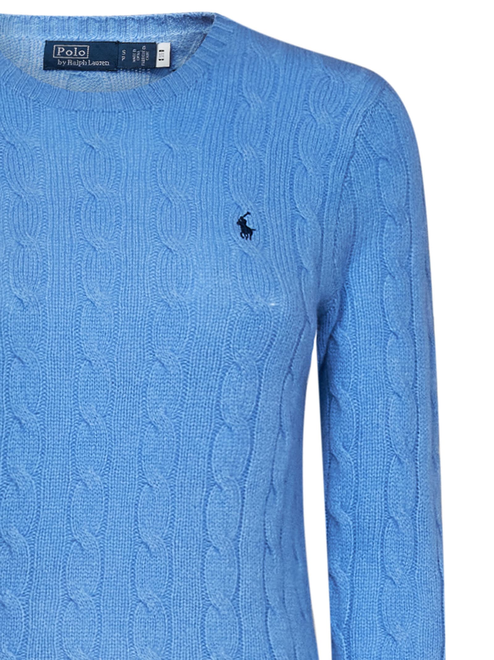 Shop Ralph Lauren Sweater In New Litchfield Blue