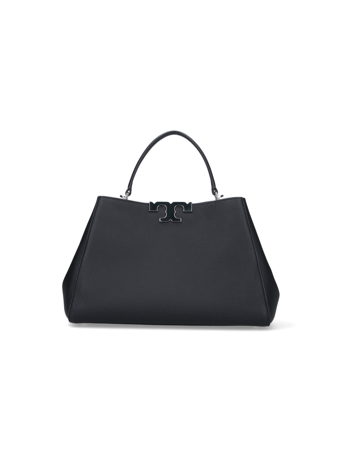 Tory Burch Medium Eleanor Leather Top Handle Bag In Black