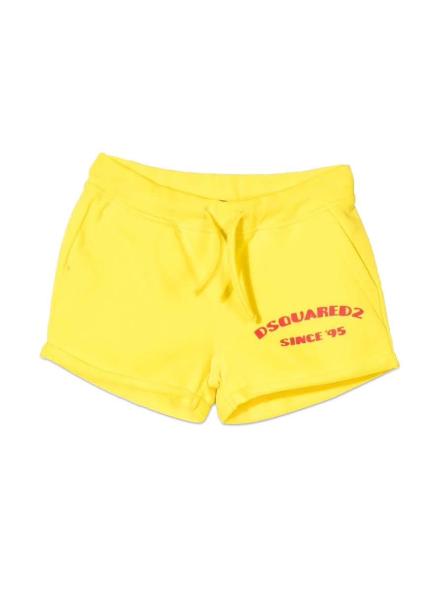 Shop Dsquared2 Socks In Yellow