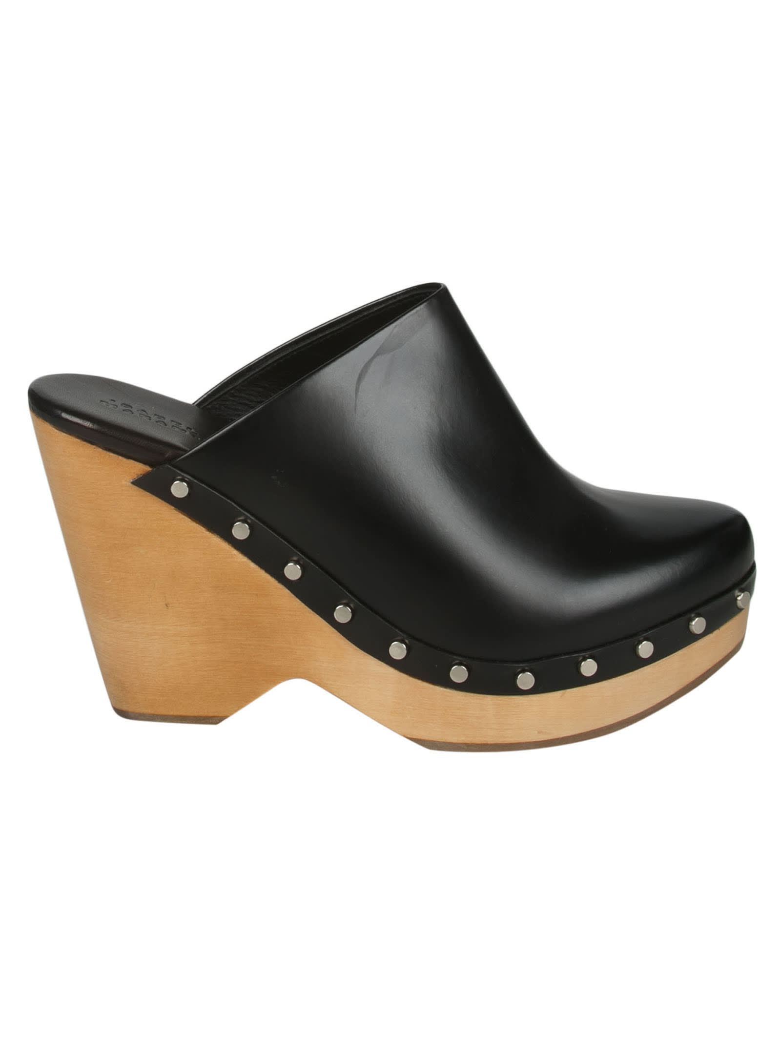 Isabel Marant Studded Mules In Black