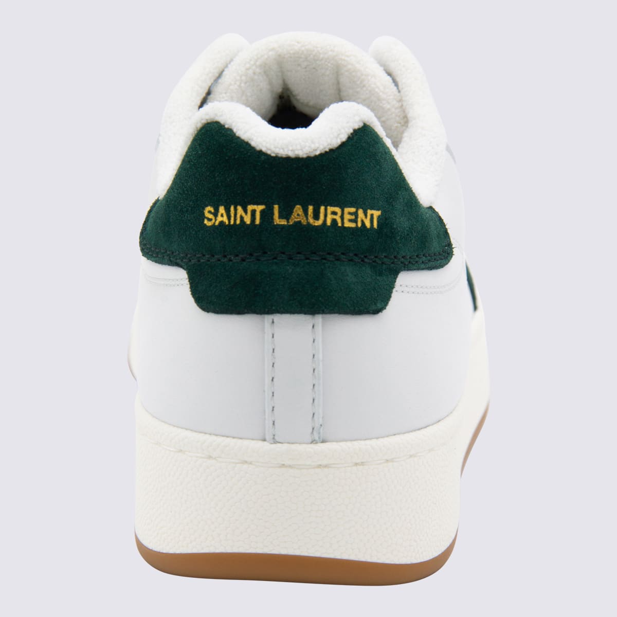Saint Laurent Sl61 Sneakers In Smooth Leather In Red