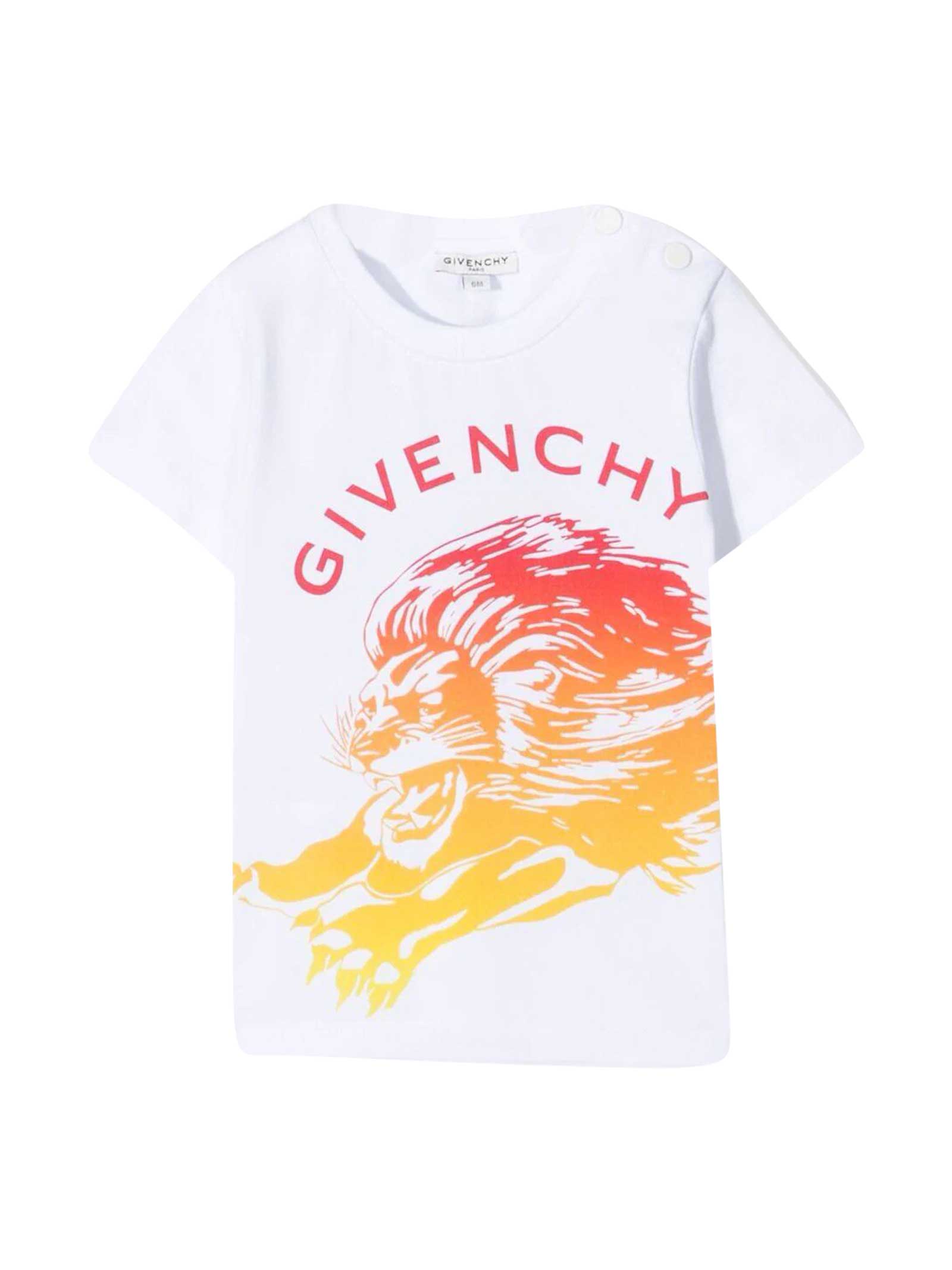 Givenchy Babies' White T-shirt In Bianco
