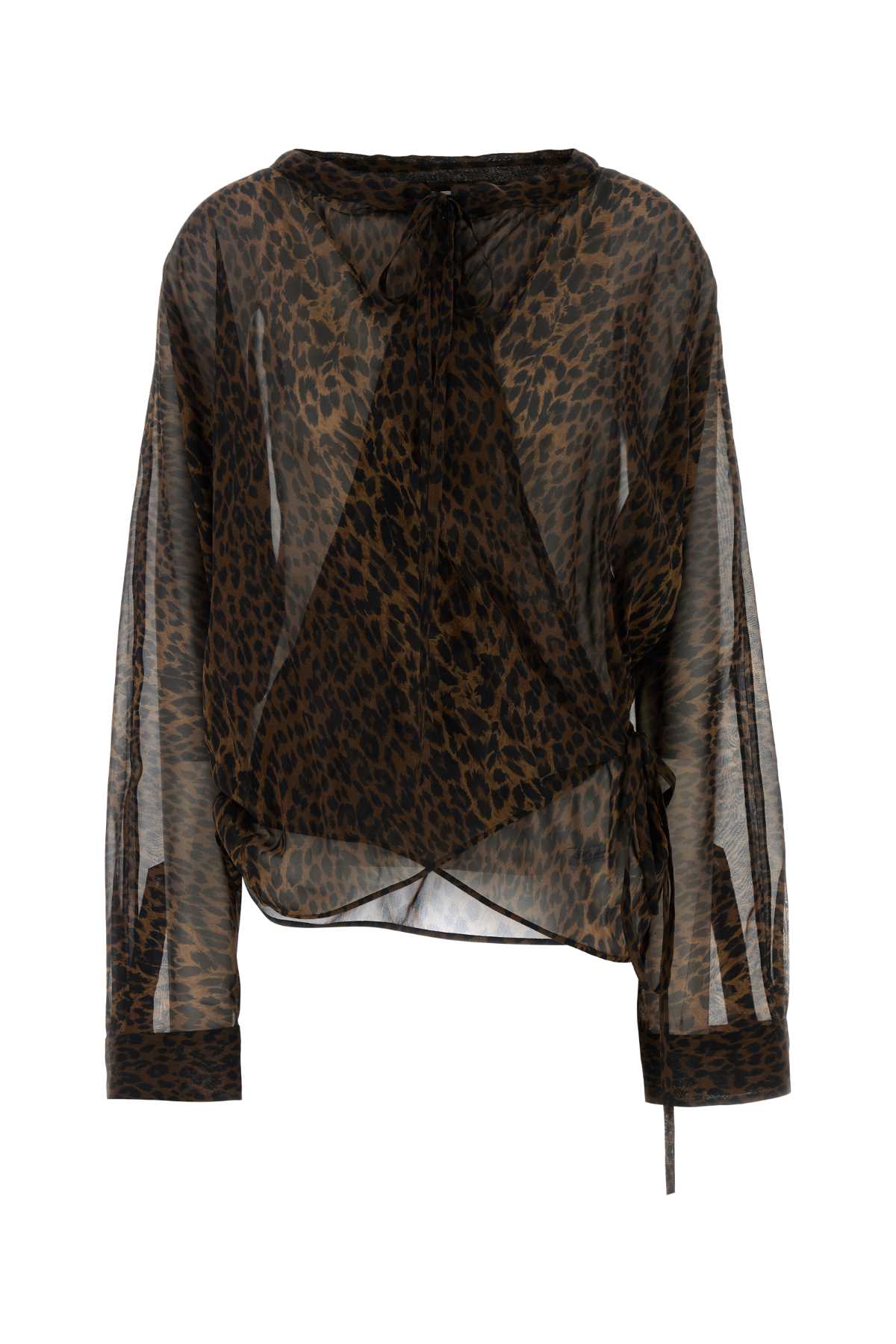 Balenciaga Printed Georgette Blouse