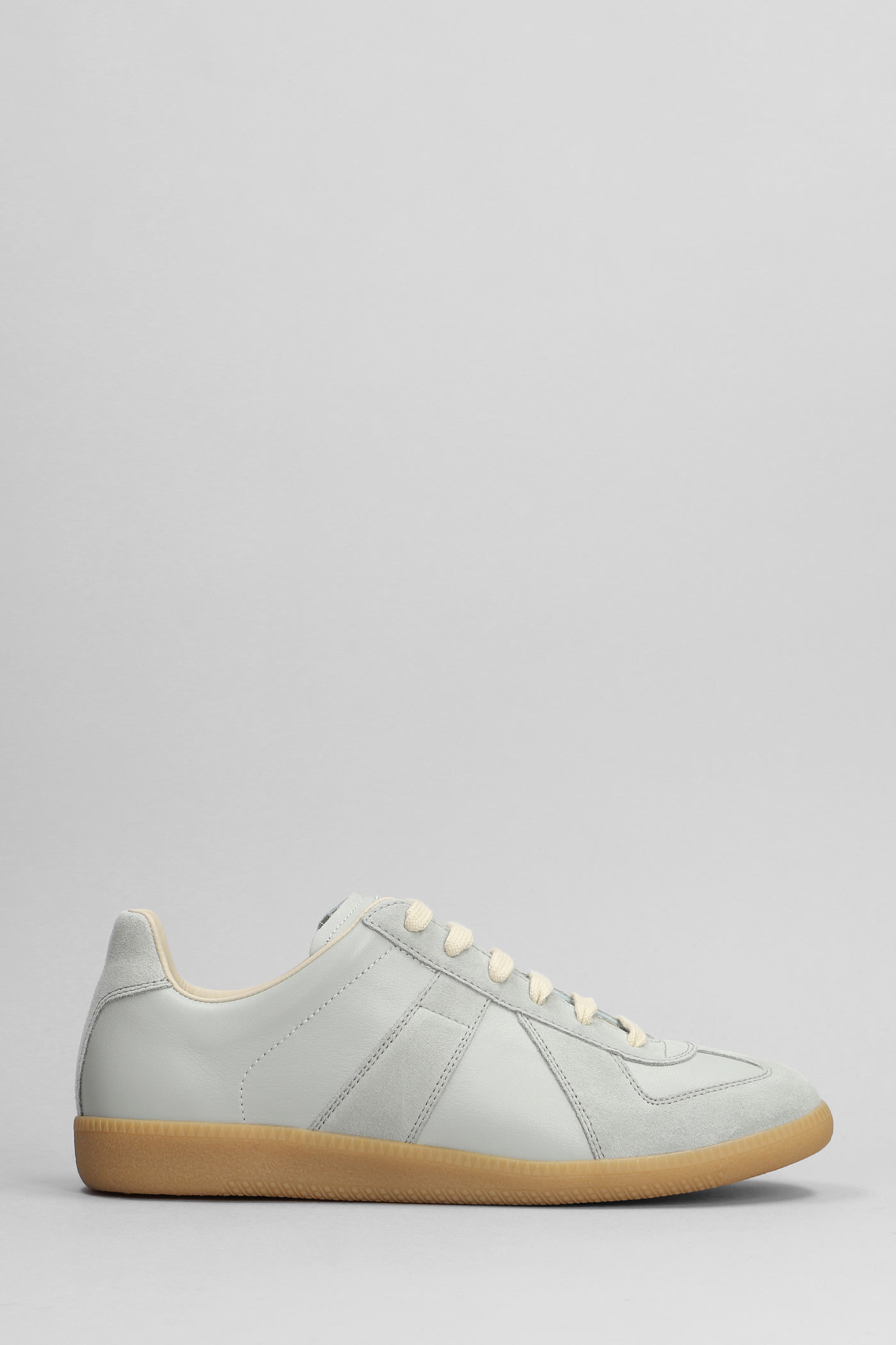 Maison Margiela Replica Trainers In Grey Leather