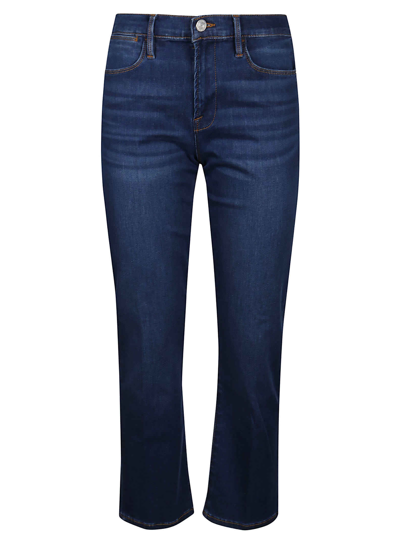 Shop Frame Le High Straight Jeans In Stvr Stover