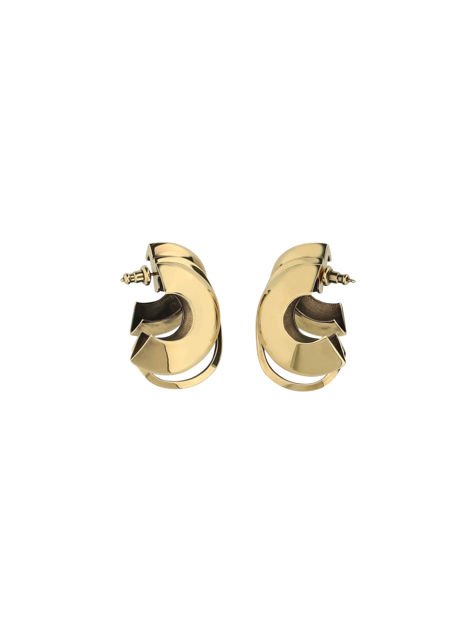 Shop Alexander Mcqueen Earrings In Oro