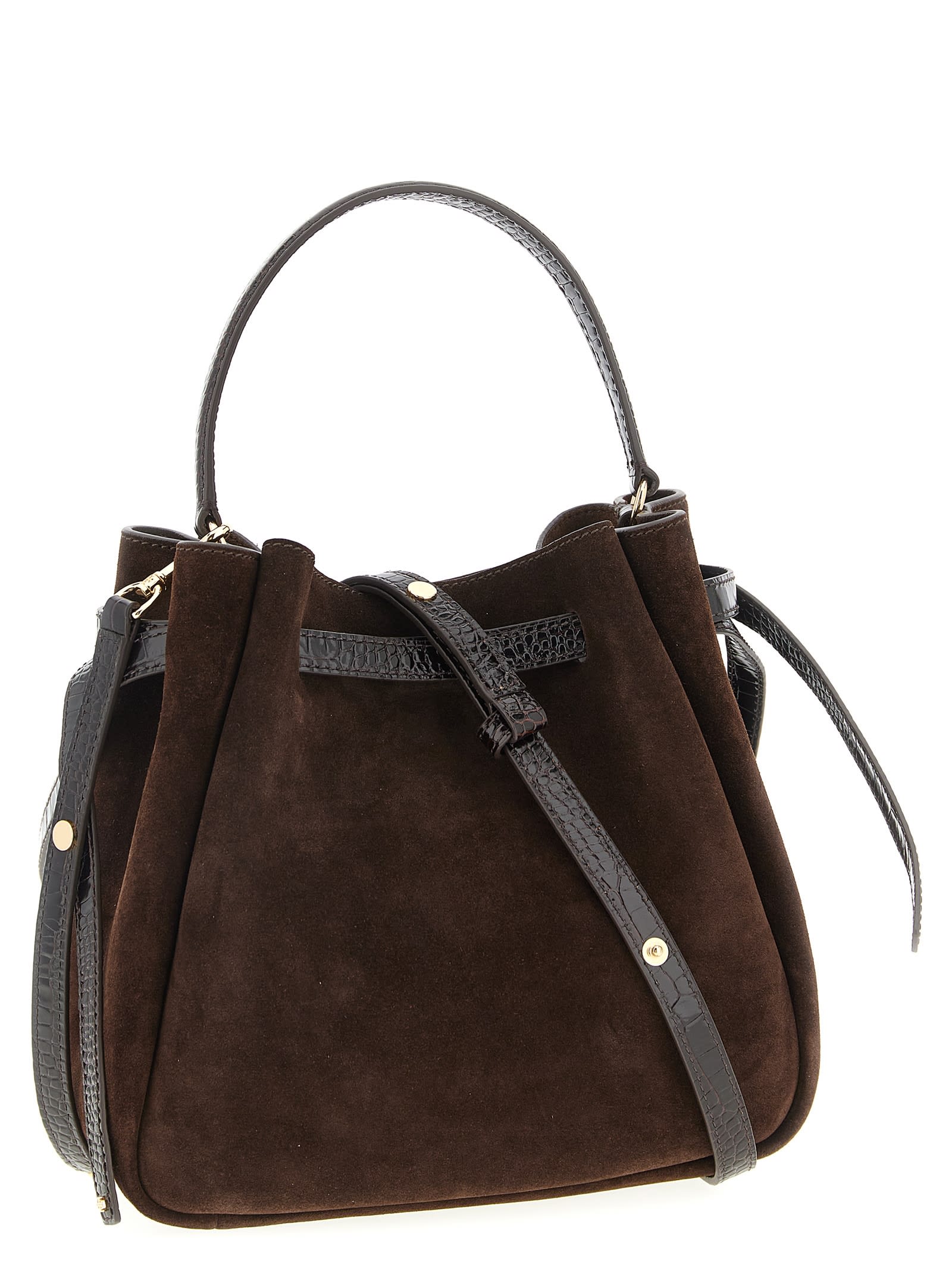 Tory Burch Romy Bucket Bag In Brown