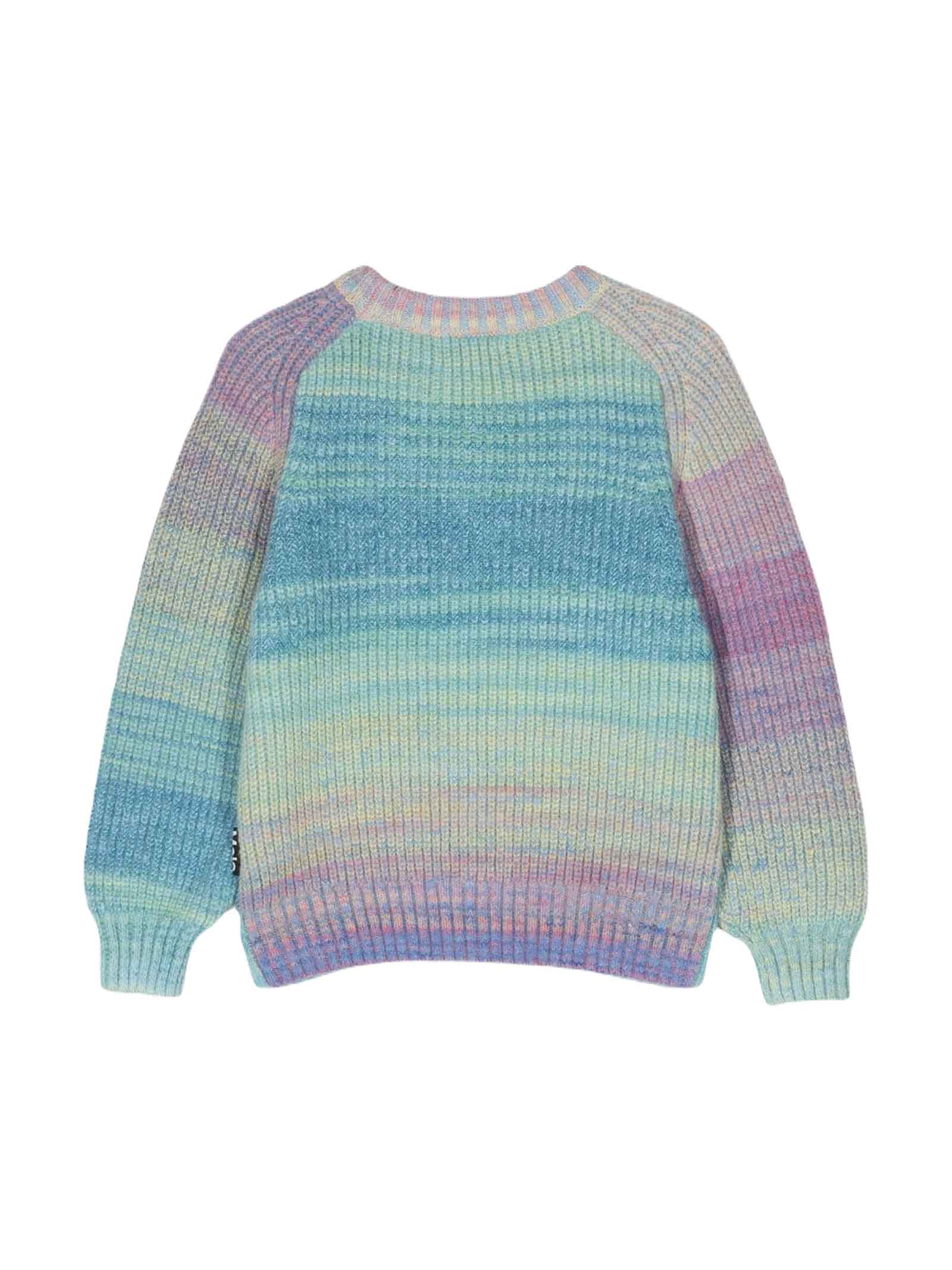Shop Molo Multicolor Sweater Unisex Kids