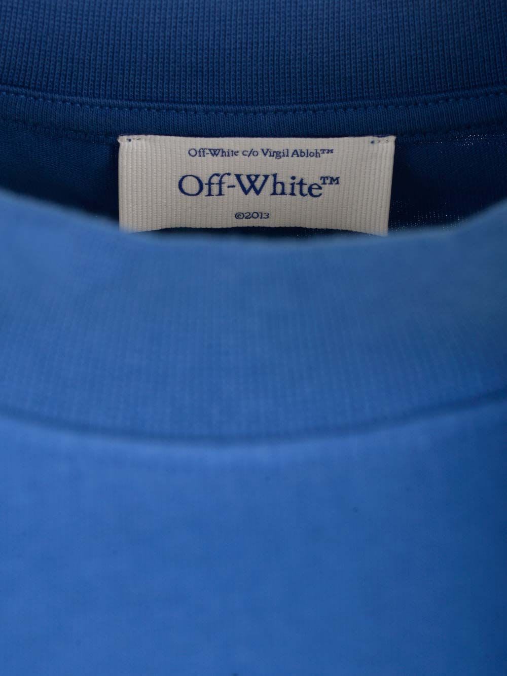 Shop Off-white Skate T-shirt In Light Blue