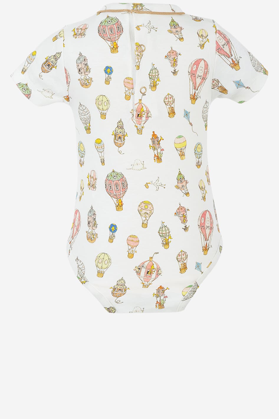 Atelier Choux Body Onesie Hot Air Balloons In White