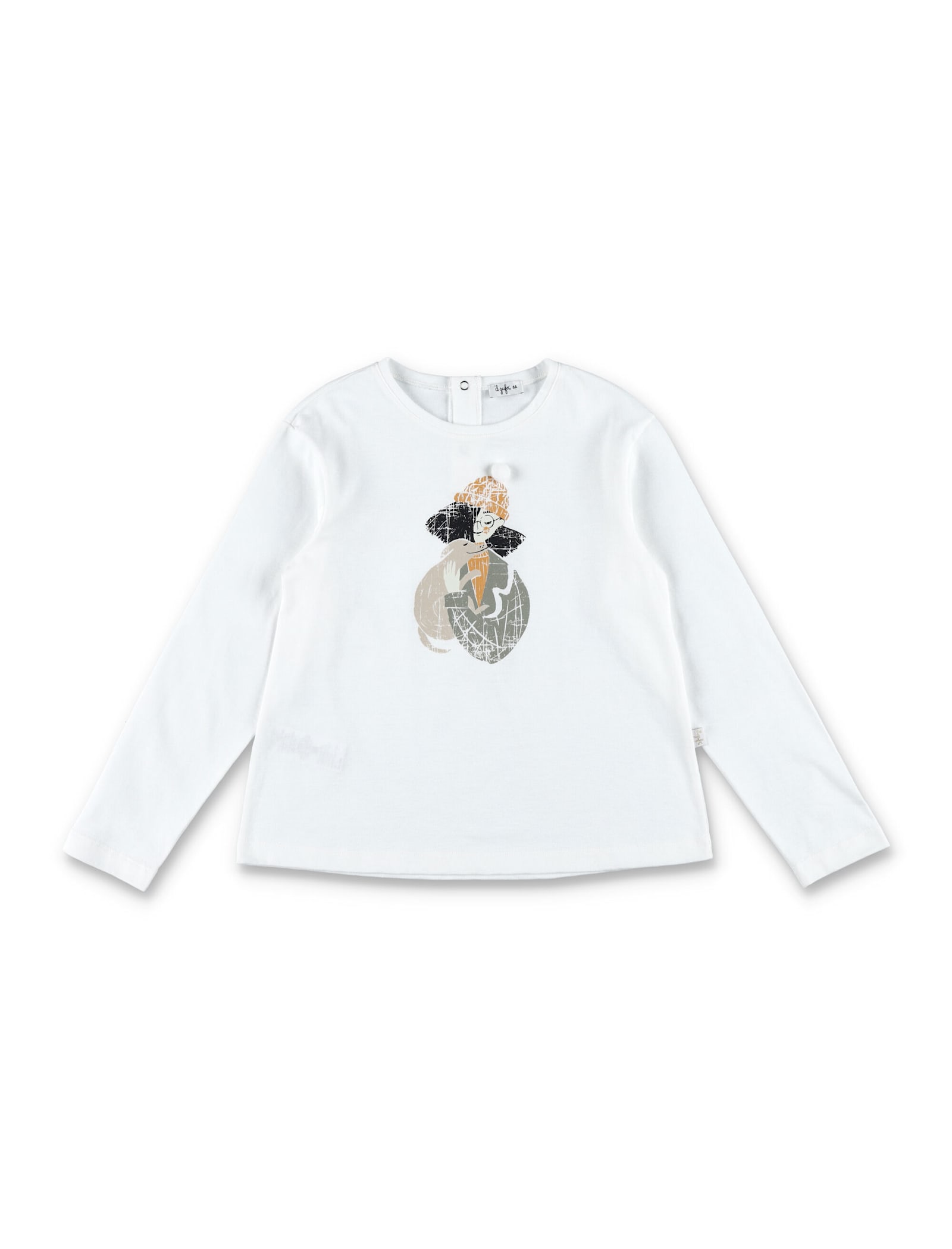 Il Gufo Kid - Printed T-shirt In White