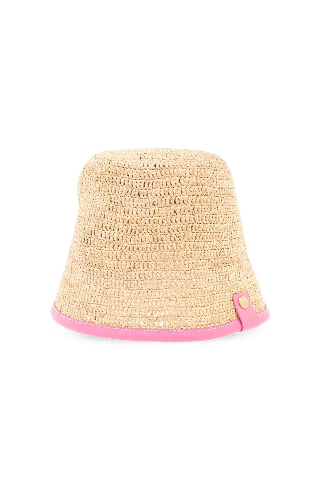 Shop Jacquemus Le Bob Soli Bucket Hat In Fuchsia