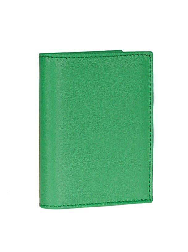 Shop Comme Des Garçons Bi-fold Wallet In Gree Green