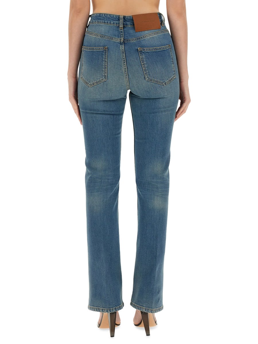 Shop Victoria Beckham Jeans Julia In Azzurro