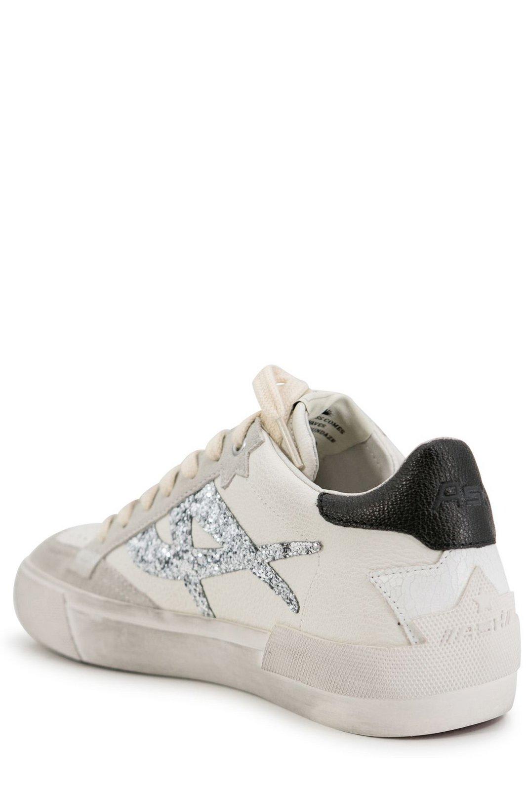 Shop Ash Logo Patch Low-top Sneakers In White