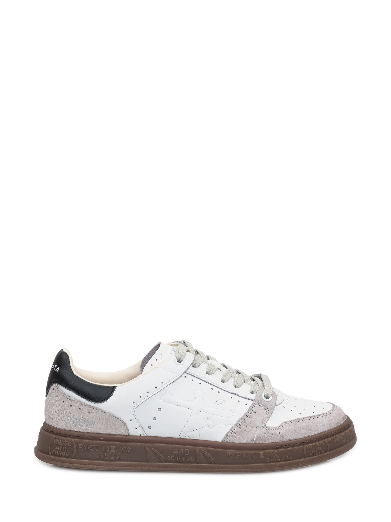 Shop Premiata Quinn Sneaker In Bianco