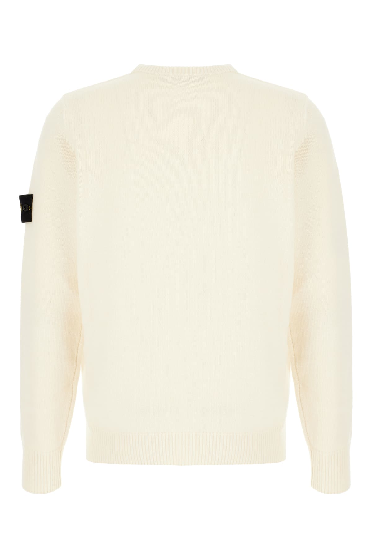 Stone Island Organic Cotton Sweater In Yellow