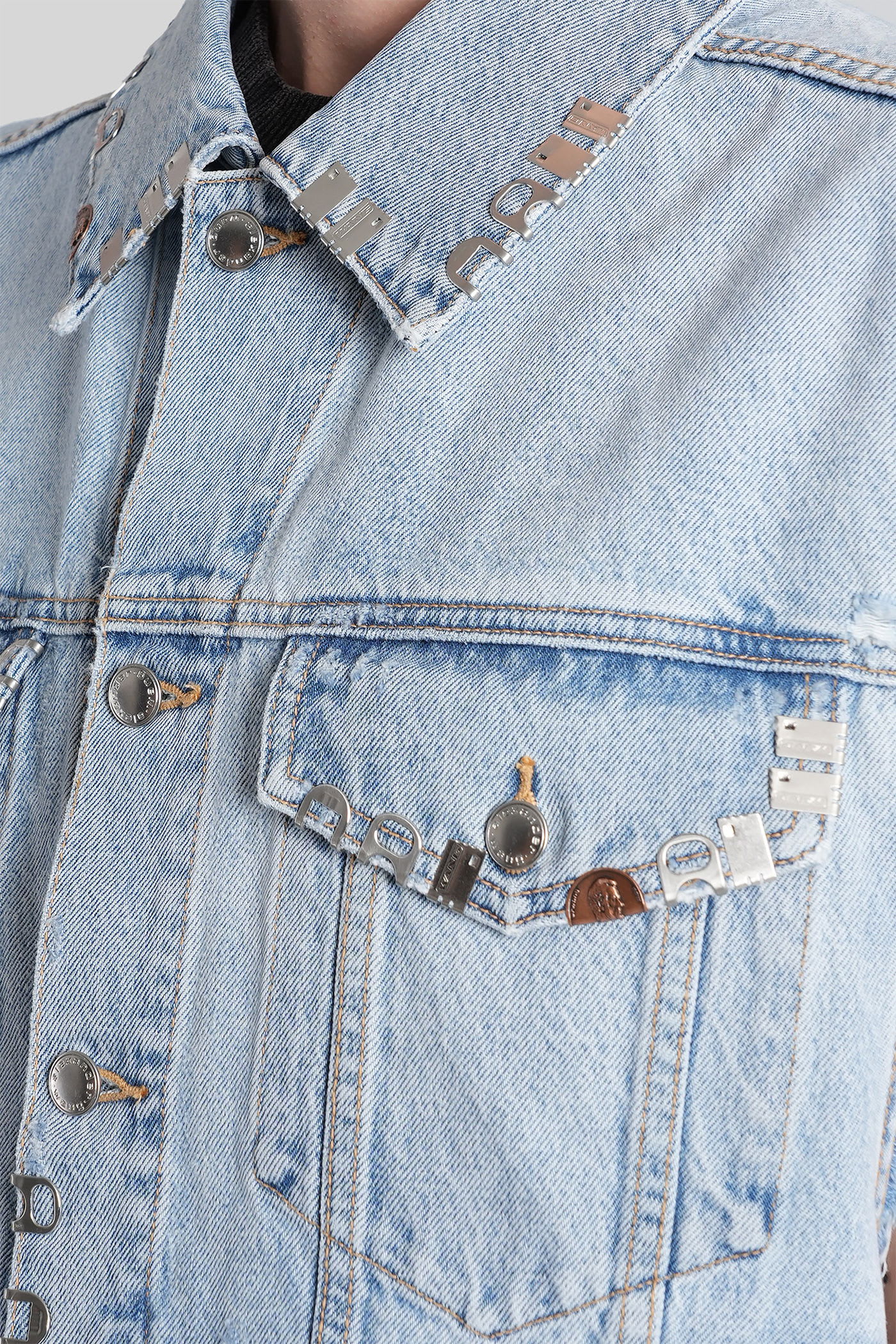 Alexander Wang Vest In Blue Cotton In Blue