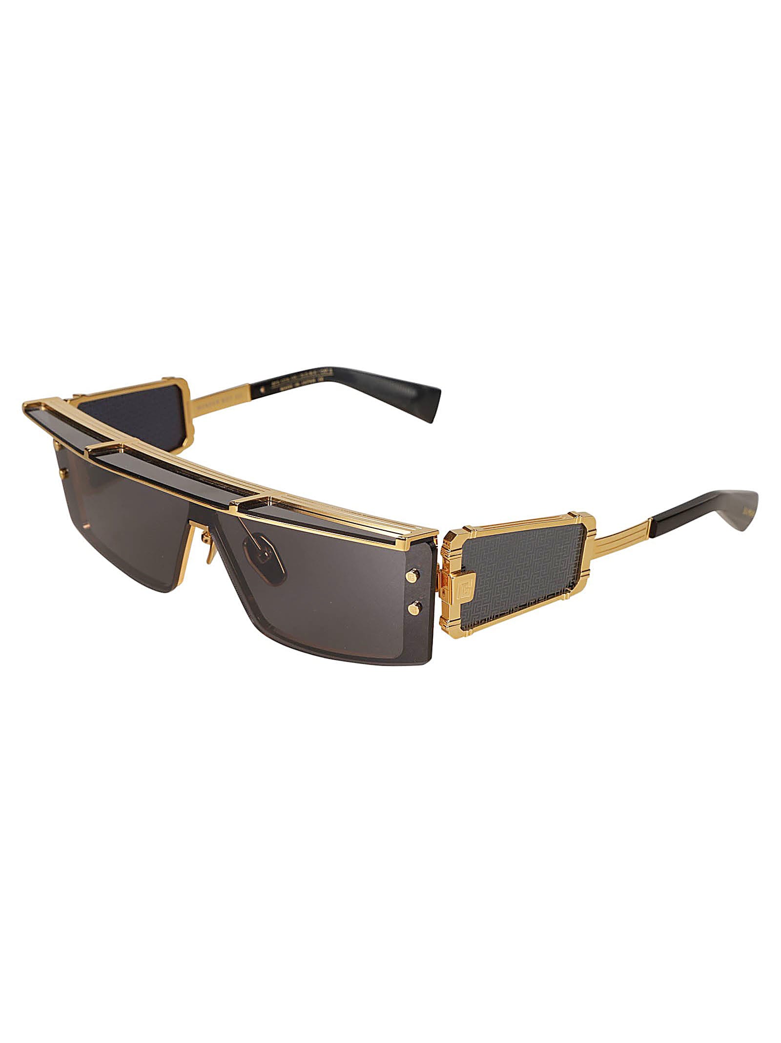 Shop Balmain Wonder Boy Iii Sunglasses Sunglasses In Gold/black