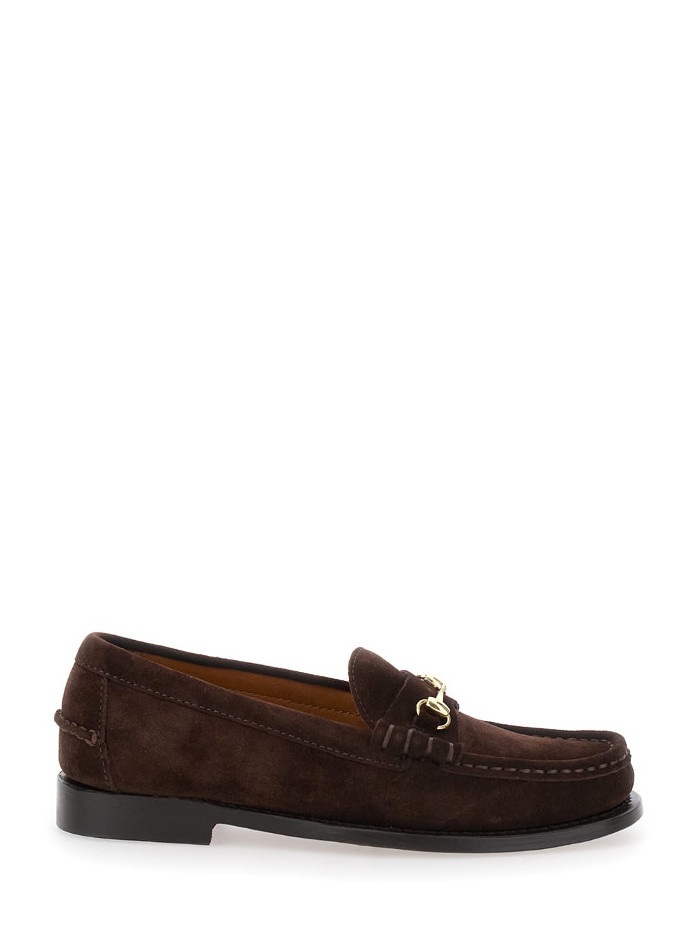 Sebago Joe Modena Brown Pull-on Loafers With Horsebit Detail In Suede Woman In Brown