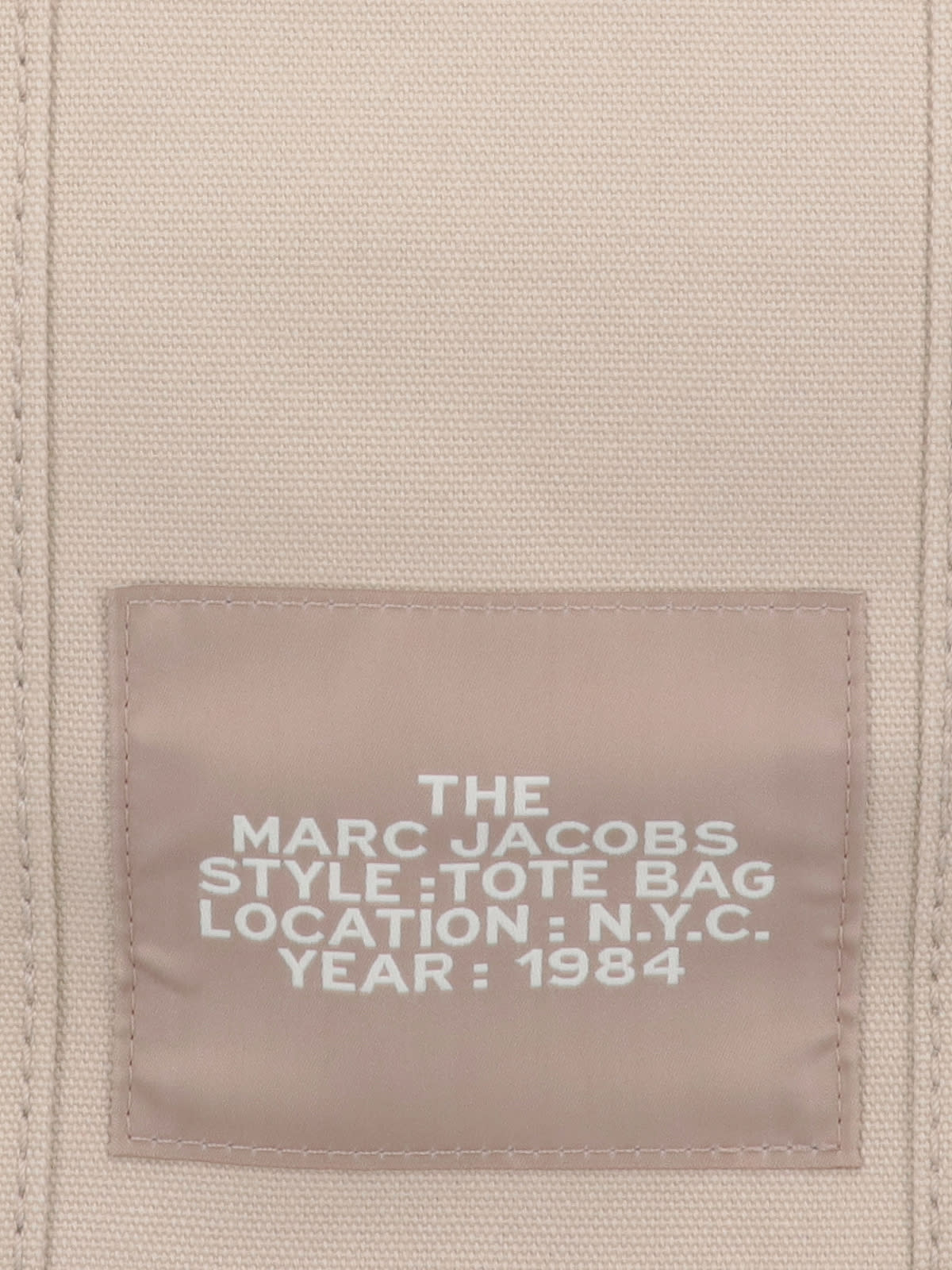 Shop Marc Jacobs The Medium Tote Bag In Beige