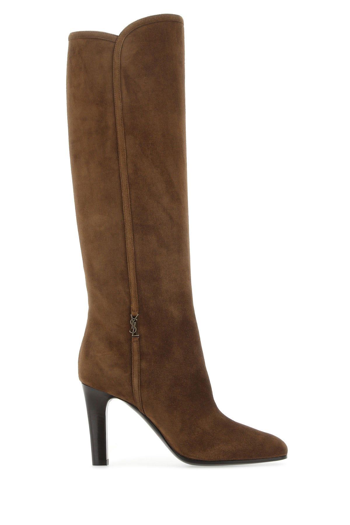 Brown Suede Jane 90 Boots