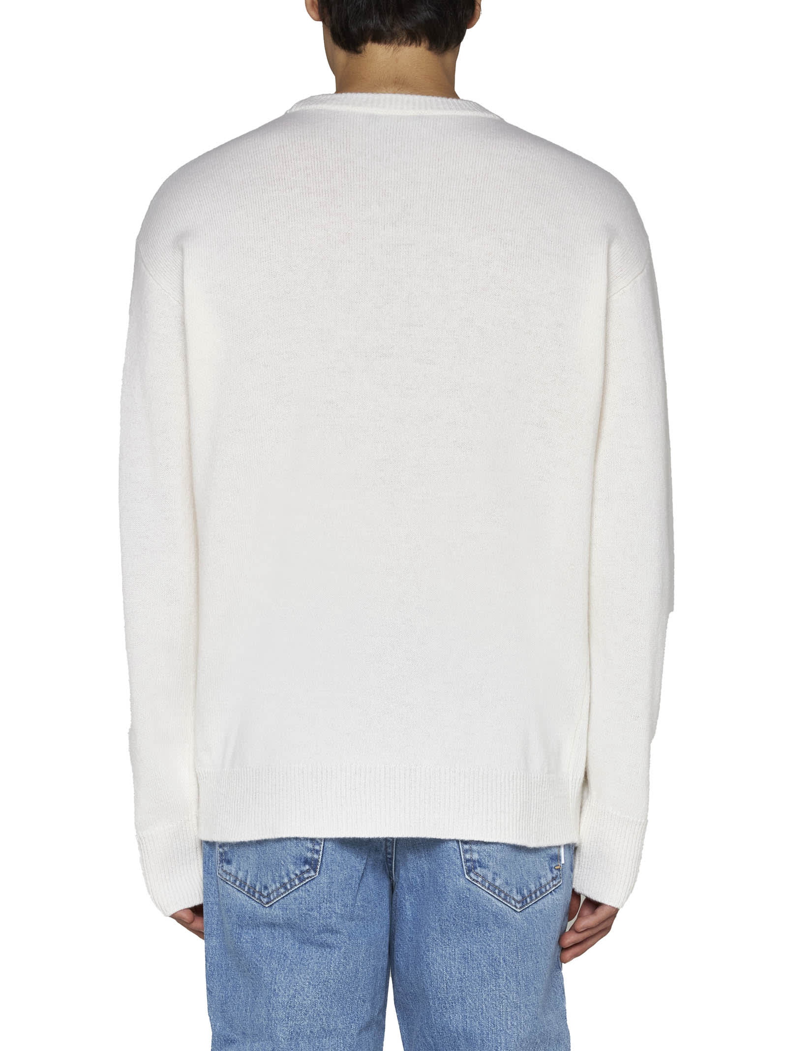 Shop Roberto Collina Sweater In Ivory