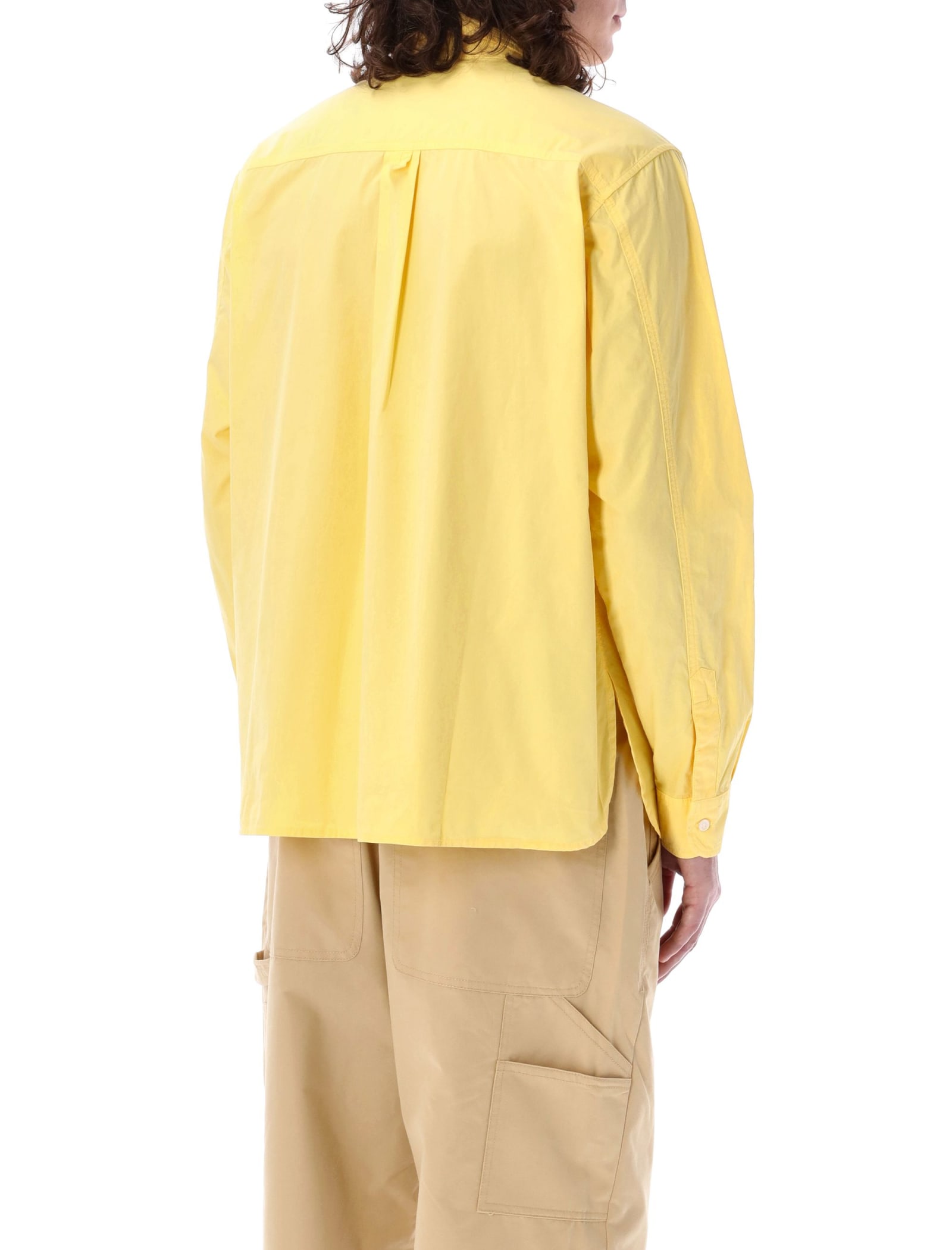 Shop Pop Trading Company Pop Bd Shirt In Yellow