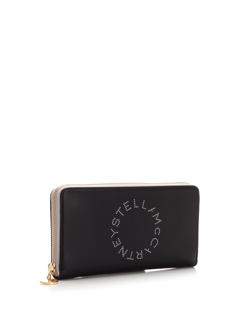 Shop Stella Mccartney Alter Nappa Continental Wallet In Nero