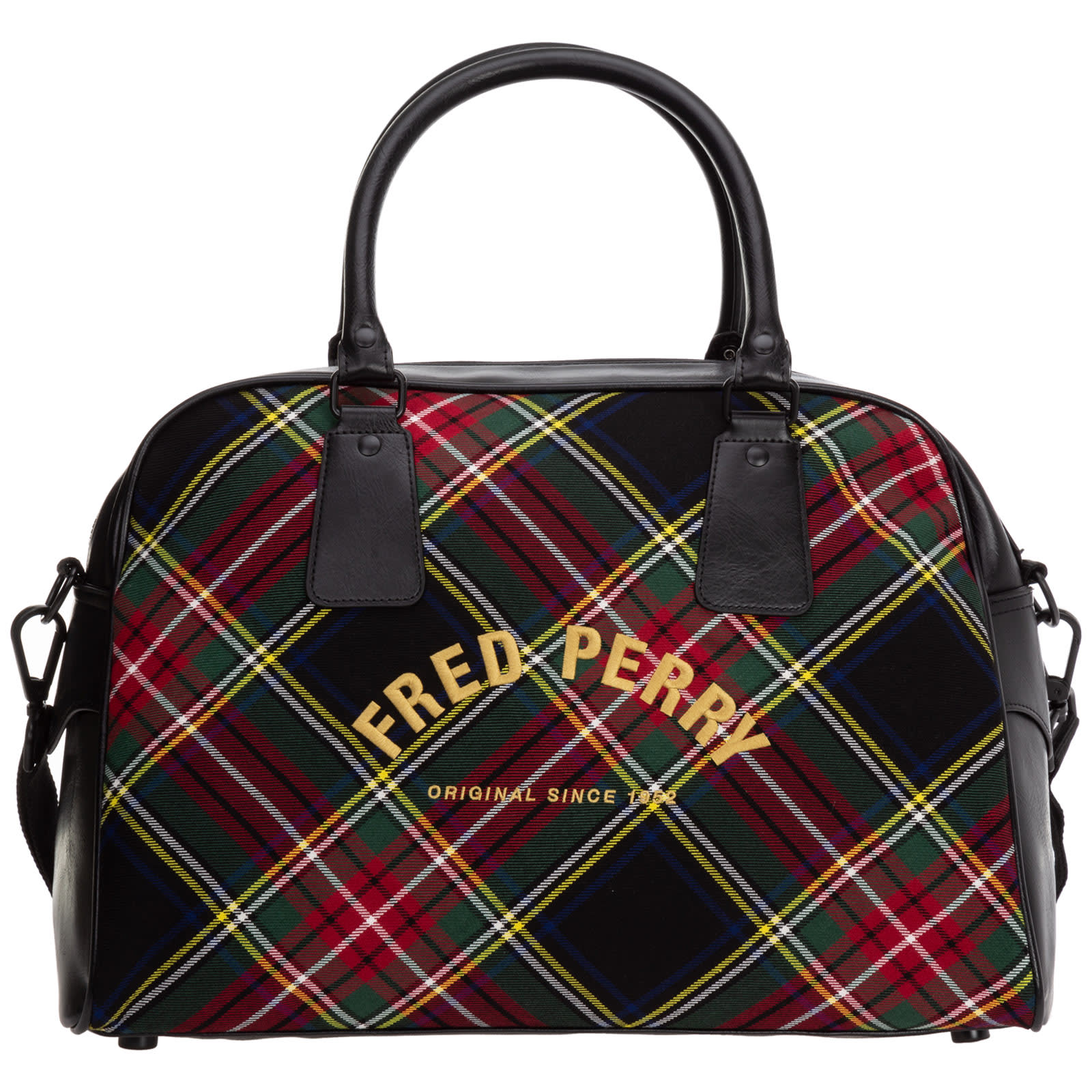 FRED PERRY FLAMES DUFFLE BAG,L1316