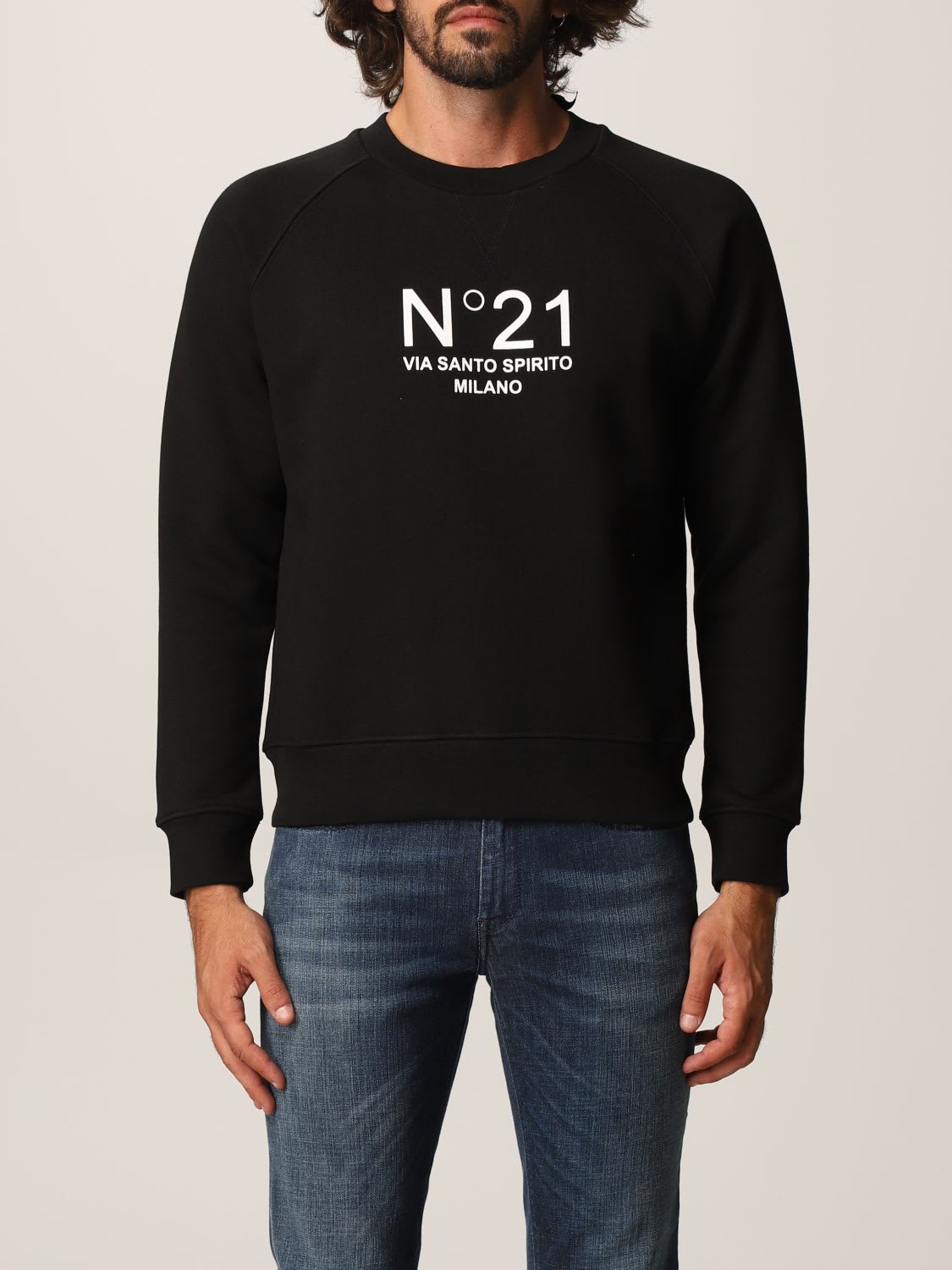 N.21 N° 21 Sweatshirt N ° 21 Cotton Sweatshirt With Logo