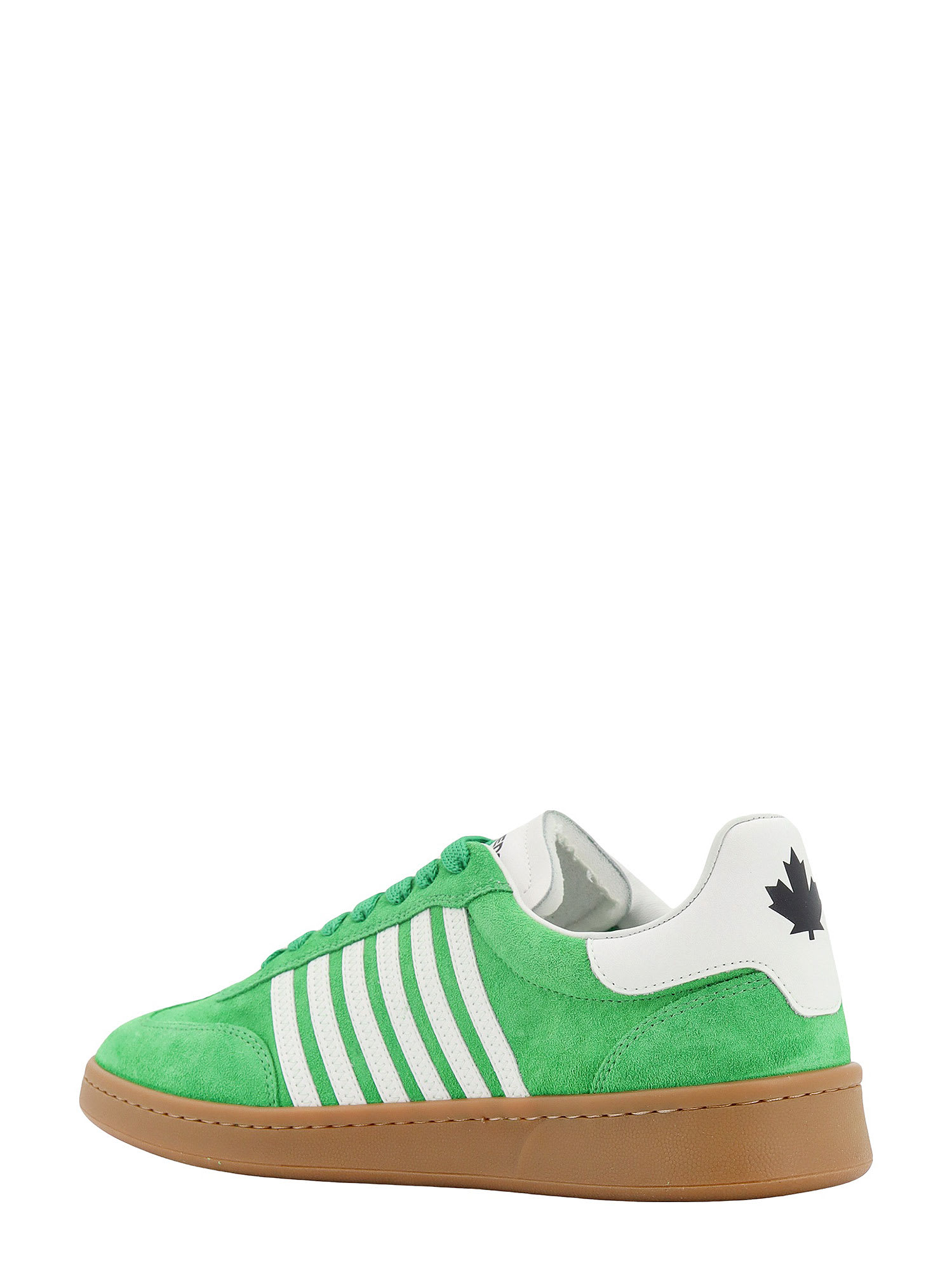 Shop Dsquared2 Boxer Sneakers In Green