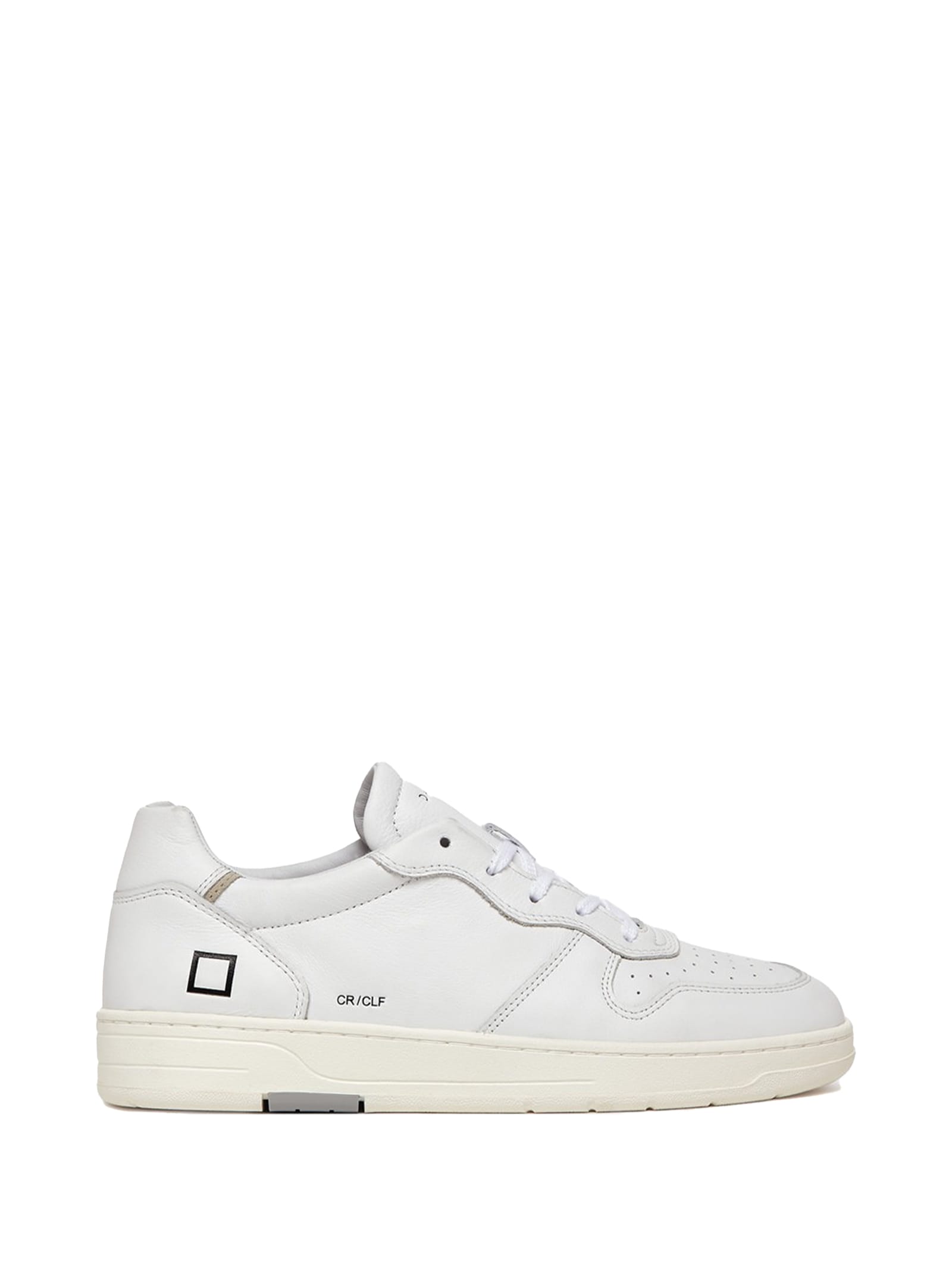 Court Mens White Leather Sneaker