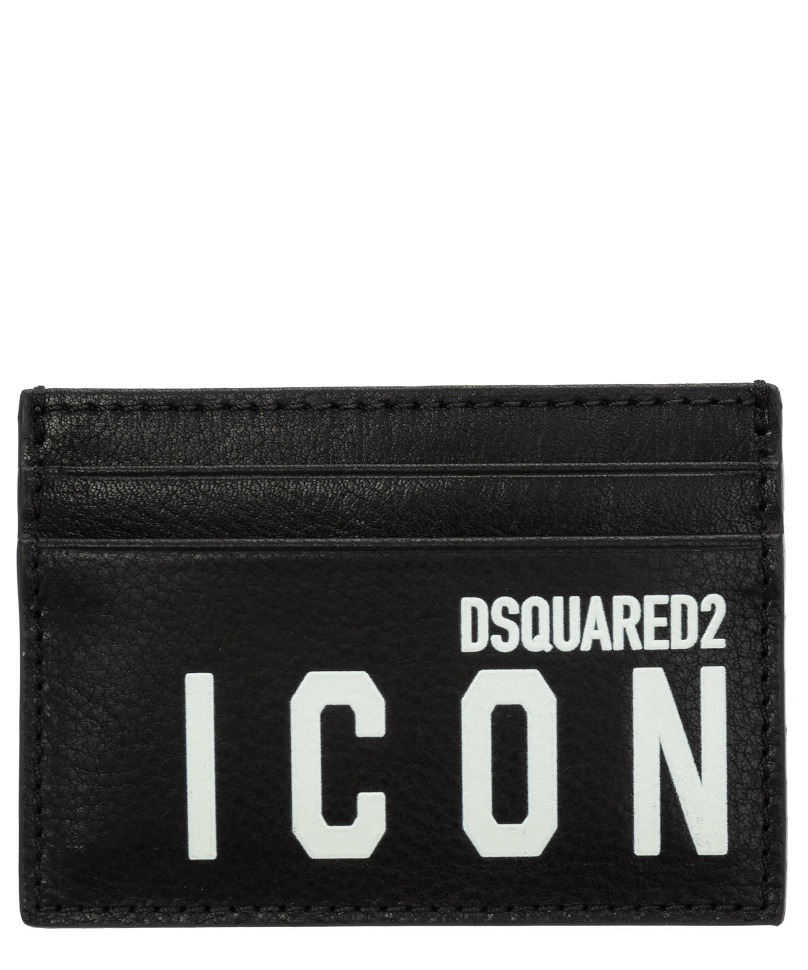 Dsquared2 Icon Leather Credit Card Holder