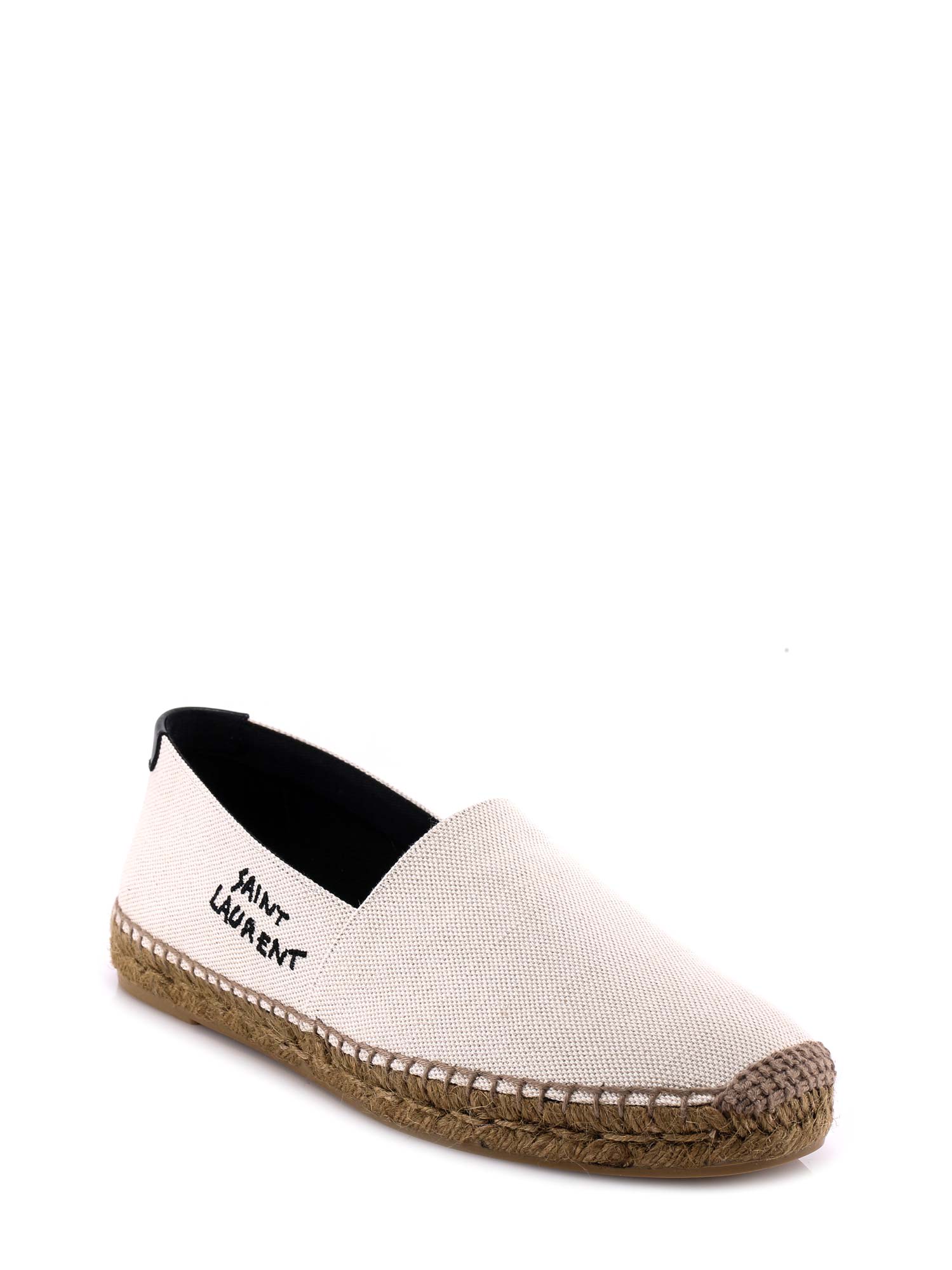 Shop Saint Laurent Espadrilles In White