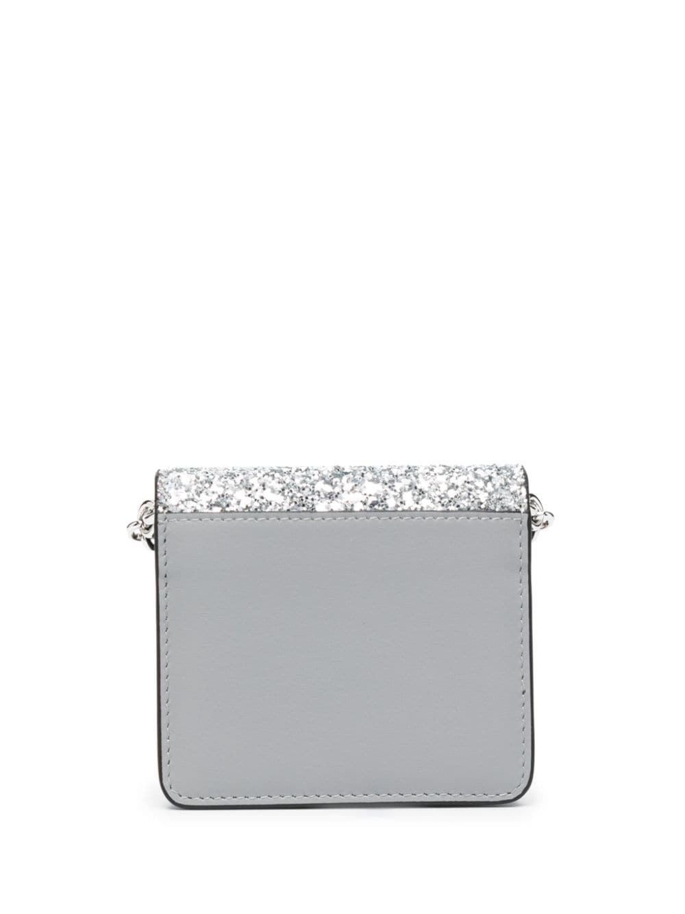 Maison Margiela Wallet On Chain Small In Silver