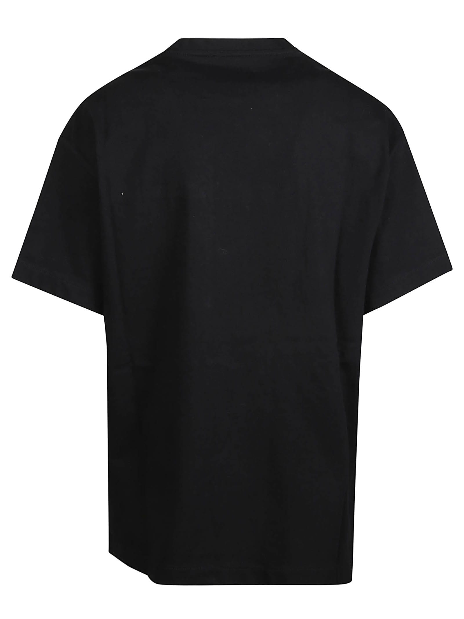 Jil Sander Snake Patch T-shirt In Black