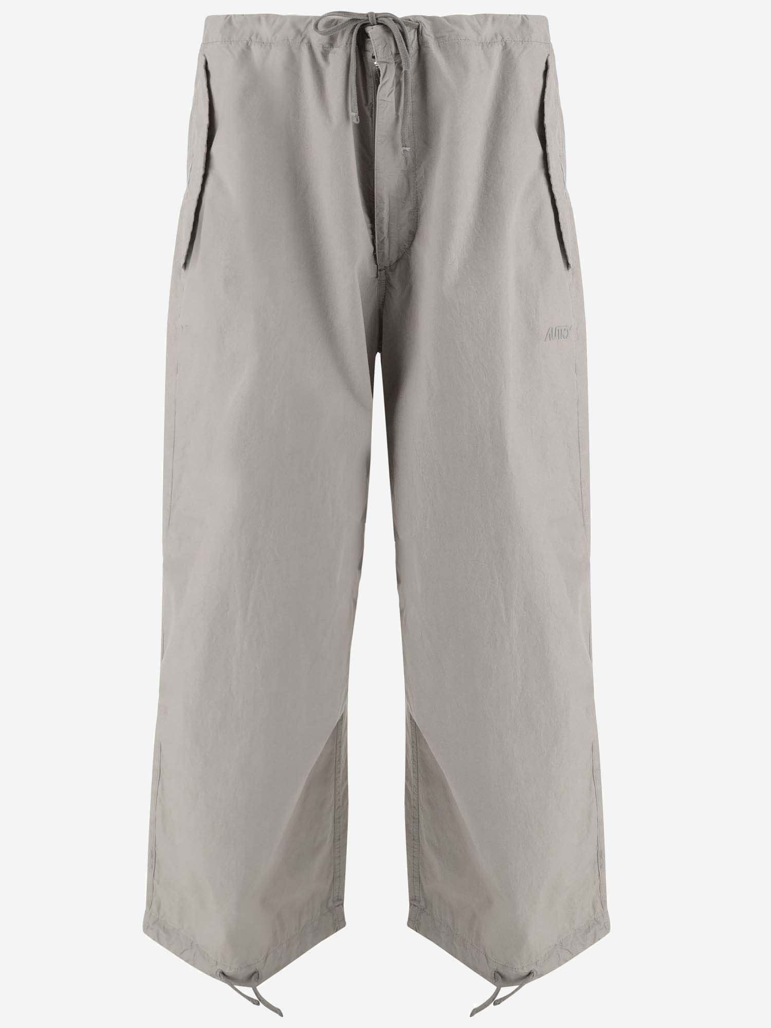 AUTRY COTTON TROUSERS WITH LOGO