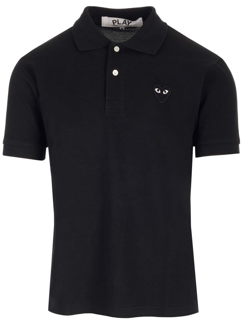 Comme des Garçons Play Black Heart Polo Shirt