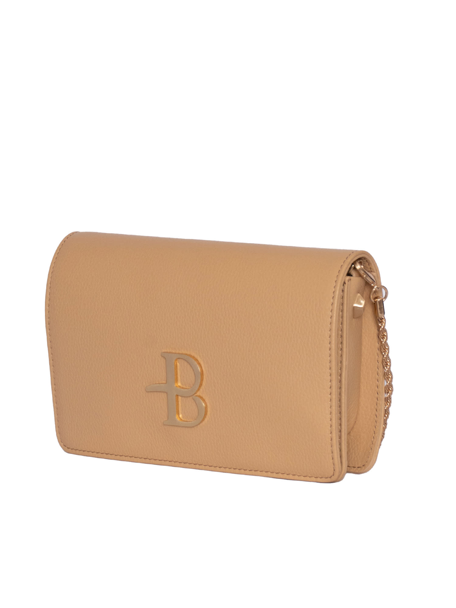 Ballantyne Flap Chain-strap Shoulder Bag In Sand