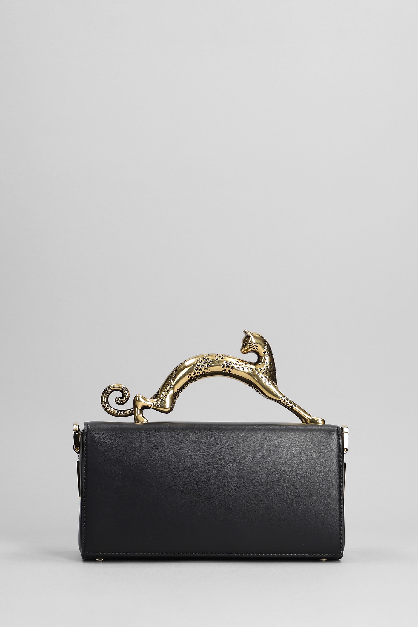 Shop Lanvin Hand Bag In Black Leather