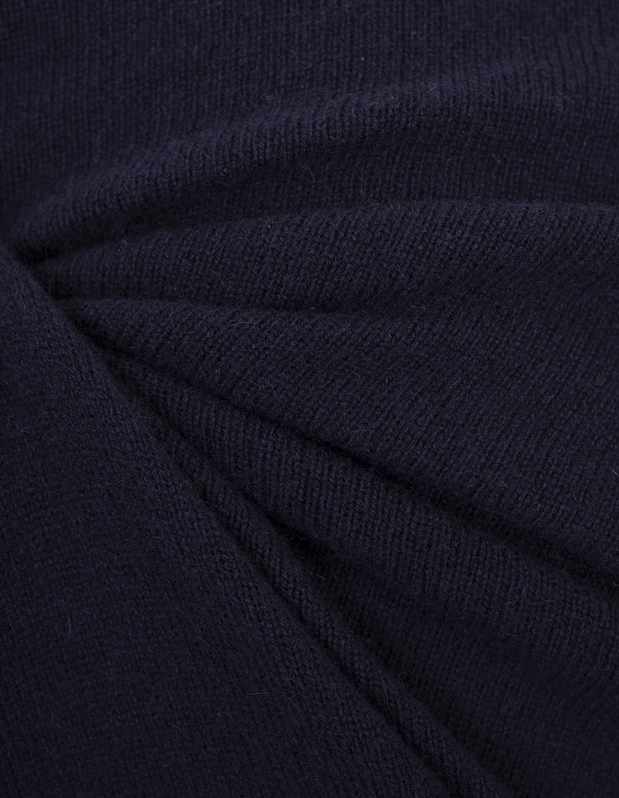 Shop Fedeli Dark Blue Baby Cashmere Sweater