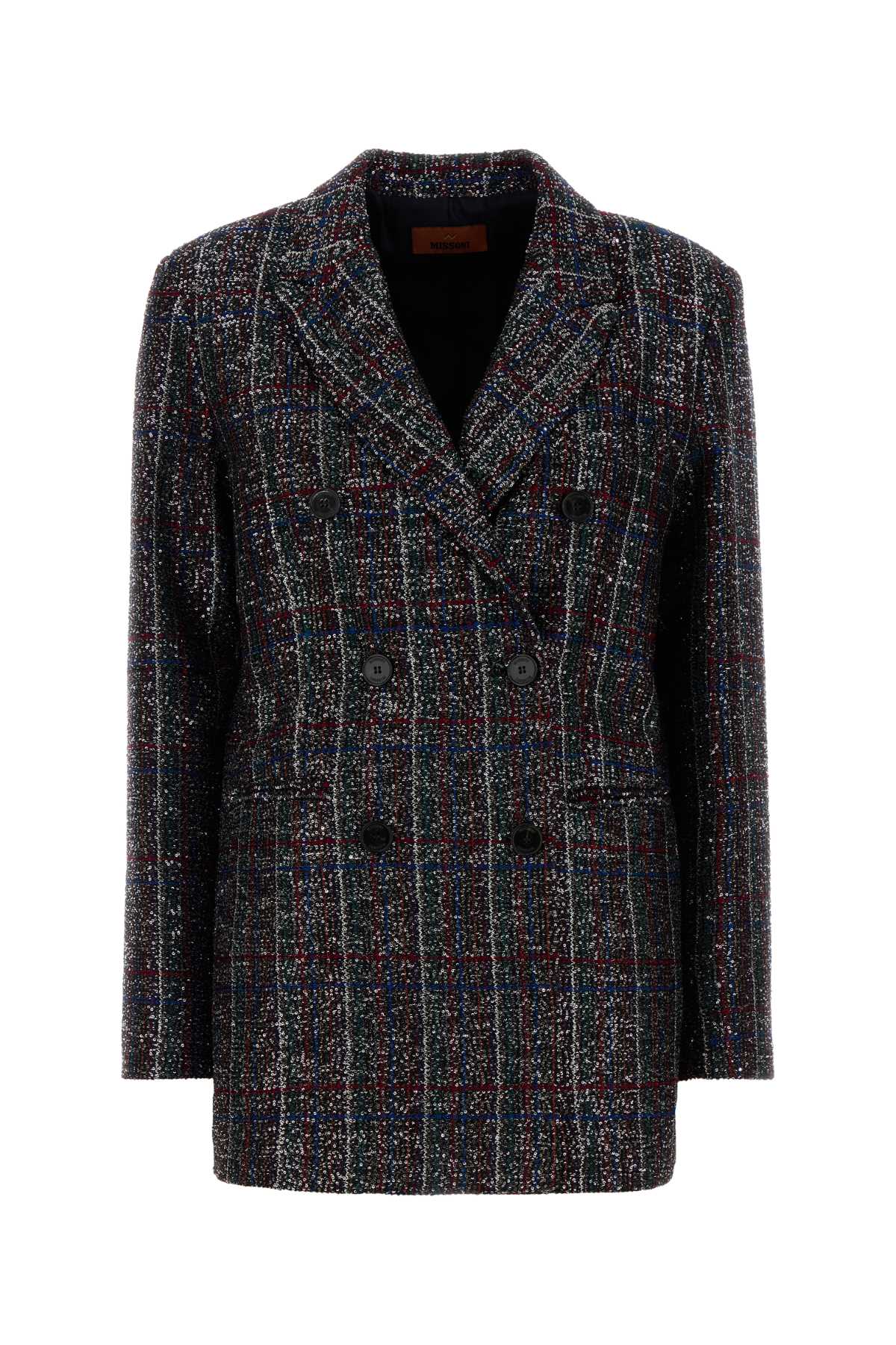 Missoni Tailored Blazer Featuring Structured Shoulders In Multi