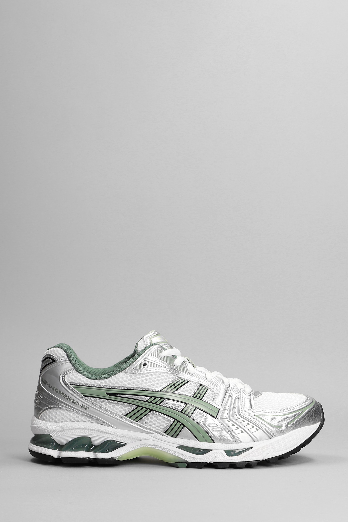 Asics Gel-kayano 14 Sneakers In White Synthetic Fibers In White/slate ...